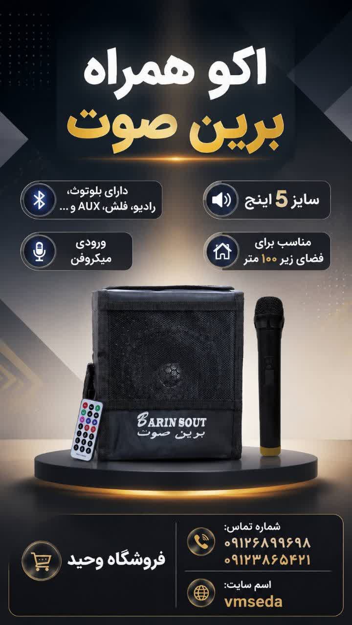 اکو همراه برین صوت 12400 بدون میکروفن