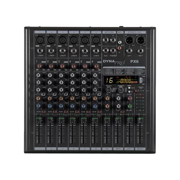 پاور میکسر دایناپرو مدل PX6 ۶ کانال
