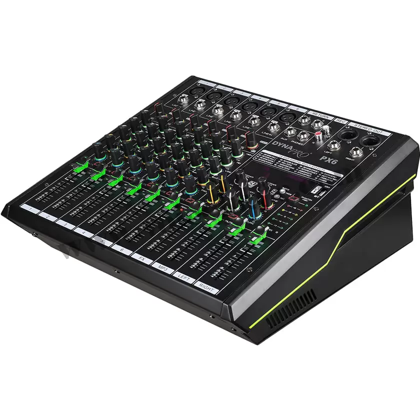 میکسر دایناپرو مدل PX6 شش کانال
